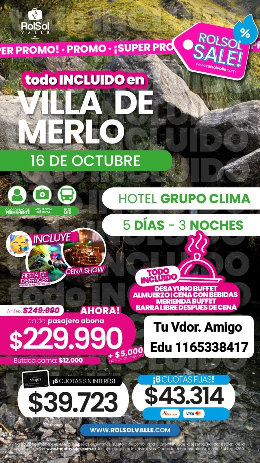 MERLO ( TODO INCLUÍDO)