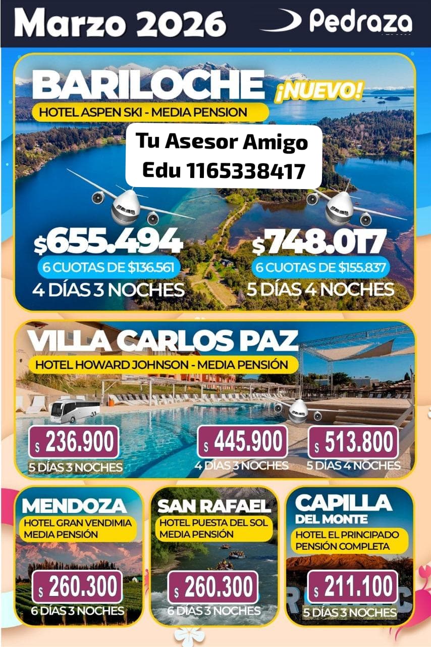 PROMOCIÓN MARZO 2026. (PEDRAZA)