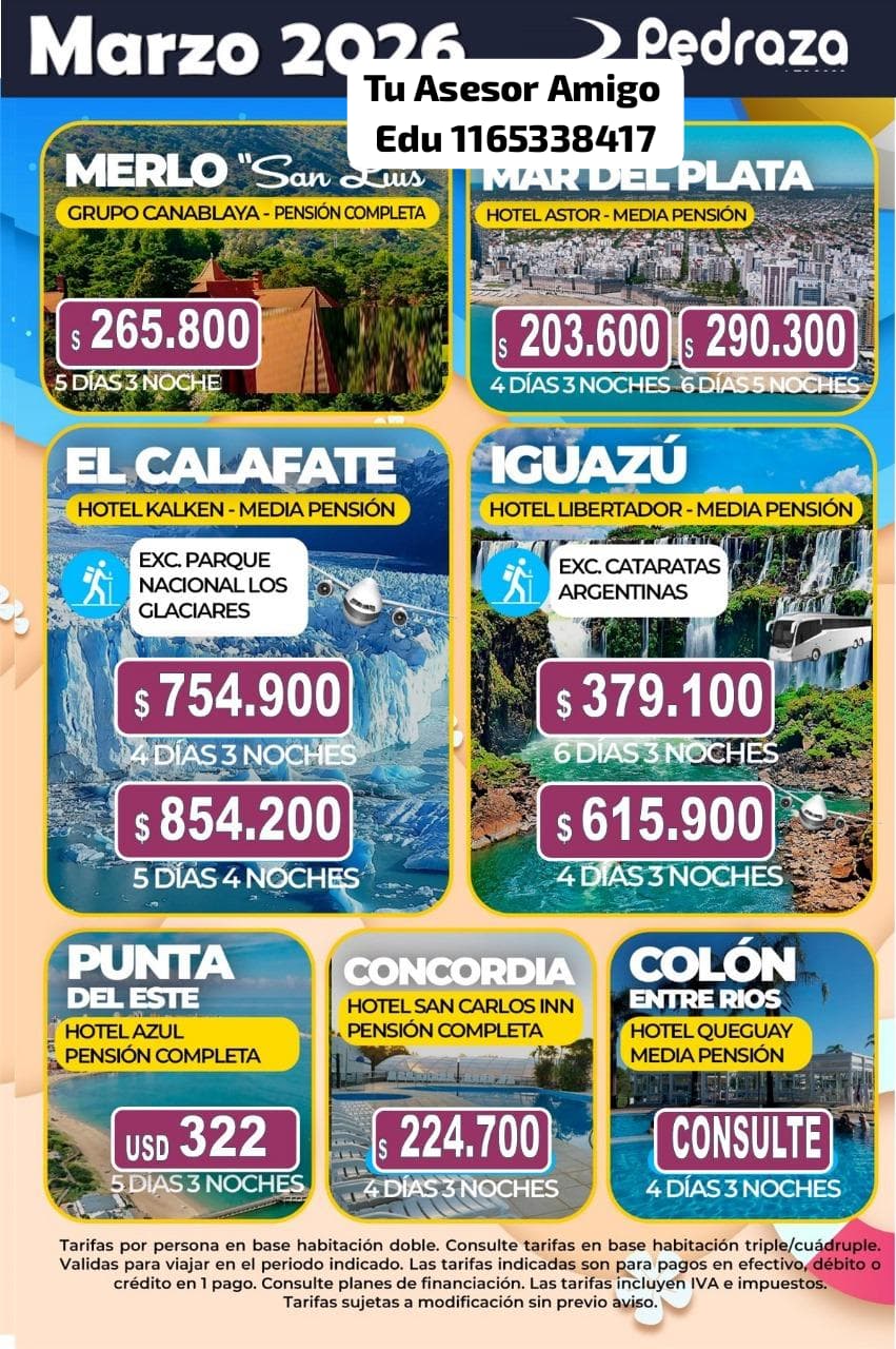 PROMOCIÓN PEDRAZA MARZO 2026