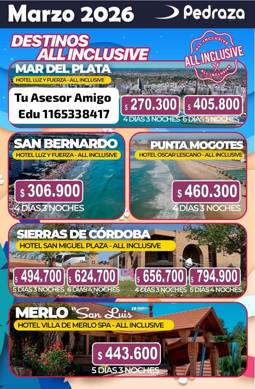 PROMOCIÓN 2026  MARZO PEDRAZA