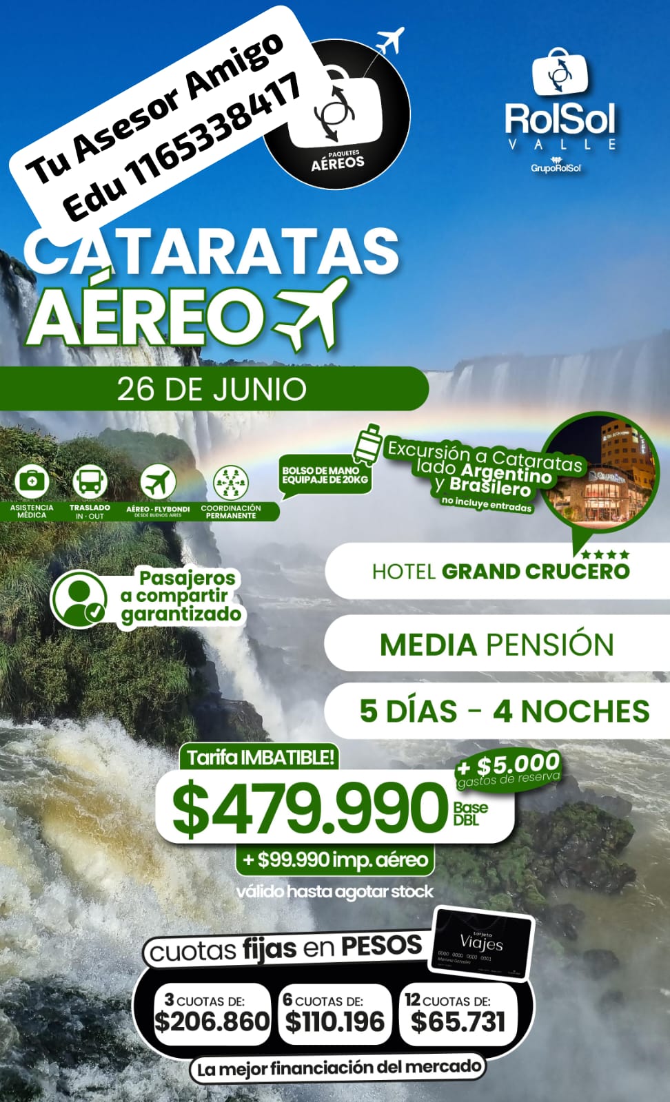 CATARATAS. AÉREO