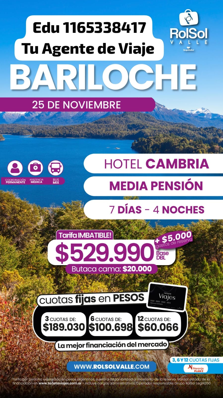 BARILOCHE 25 DE NOVIEMBRE 2026